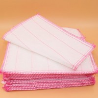 G718 厂家直销 5层28*28超细纤维洗碗巾不沾油夹棉抹