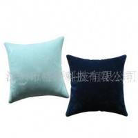 周家品牌充气PVC植绒沙发抱枕 吹气家居坐垫