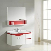 哈马直销实木浴室柜组合挂墙式简约欧式洗脸台面盆柜镜柜卫浴柜