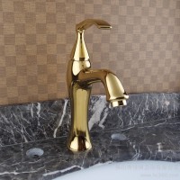 供应法赛特JH-DJHG厂家批发全铜镀金色面盆龙头 皇冠