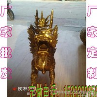 批铸铜孔雀 孔雀柱子 怪兽独角兽 动物 人物 景观雕塑 摆件 麒麟