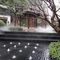 深圳宏日 户外广场商业街喷雾降温 冷雾设备  雾冷设备 冷雾降温设备 喷雾降温雾效