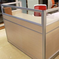 鸿业办公家具单人位屏风员工办公桌隔断职员电脑桌办公屏风定做厂家直销