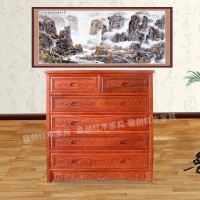 鲁创红木家具五斗柜 红木家具34