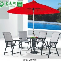 户外休闲椅 金美斯 厂家直销户外特斯林网布桌椅 公园岗亭休闲网布桌椅户外家具