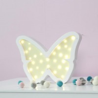 定制萌萌哒蝴蝶小夜灯卡通led灯儿童房间墙面装饰