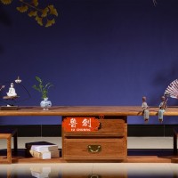 鲁创红木体验店招商加盟-鲁创东阳红木家具厂家直销/东阳家具批发 新中式衣帽架