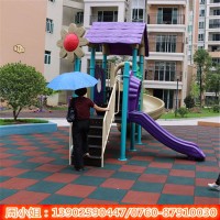 四川户外橡胶安全地垫批发 小区弹性地垫铺设 游乐场加厚地砖