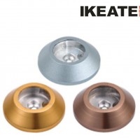 Ф25暗装法兰 铝合金 挂衣杆法兰 200付/件 GZ-17