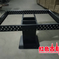 厂家直销 十字尖角 餐桌椅 酒店餐厅椅 靠背椅 不锈餐台脚