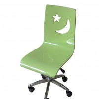 宝石蓝色儿童转椅蓝色儿童电脑椅学生椅 特价儿童转椅升降椅