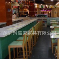 深圳聚焦美家具有限公司火锅店吧台椅、榉木吧椅、水曲柳吧椅