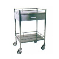 【医佳医】带屉器械车不锈钢车  医用车小推车