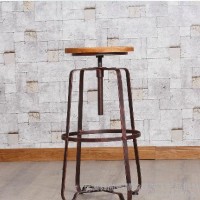 厂家直销铁艺吧台椅 欧式复古吧台升降椅 咖啡厅休闲椅 办公用椅