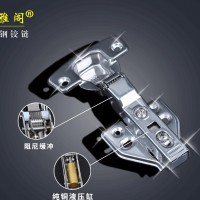 新款推荐  不锈钢液压缓冲阻尼工业铰链 弹性合页 家具五金