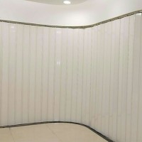 【高飞门业】上海PVC折叠门 塑料折叠门 折叠门推拉门 塑料折叠隔断