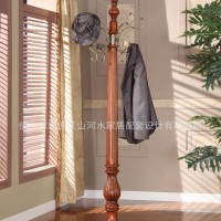 精品推荐 105衣帽架A 美式古典雕花家具