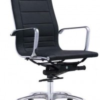 时尚五金高背办公转椅 升降椅 行政椅 会议室椅 职员椅打字椅
