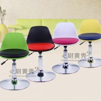 简约时尚塑料酒吧椅休闲升降椅FJ矮款526