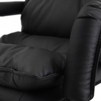 深圳办公家具真皮电脑椅老板大班椅黑色时尚经理转椅家用升降椅