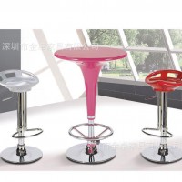 深圳厂家东莞餐厅大红色吧椅  酒吧升降椅