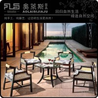 供应藤椅休闲椅酒店餐厅桌椅餐椅餐桌椅特价AHC-319