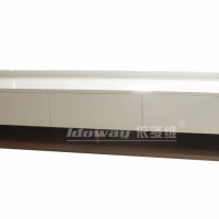 依多维家具13年新款 胡桃木+白色烤漆 电视柜 新德里IDTV-001