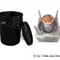 台州塑胶模具公司密封桶模具 16升塑胶机油桶模具价格