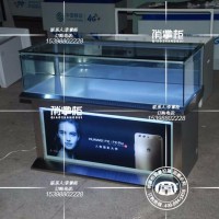 俏掌柜创意展示制品有限公司定制 华为展示柜  手机体验台 新款不锈钢手机柜   手机配件柜 法国站手机柜台   组合柜