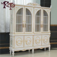 欧式家具 法式家具 意大利家具 古典家具 实木雕花 办公室大书柜 欧式古典实木法式别墅家具 奢华欧式家具2组合书柜