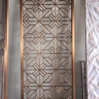 高端定制不锈钢屏风，隔断