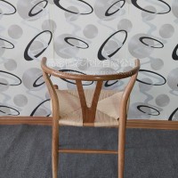 实木水曲柳白橡Y椅创意简约休闲餐椅 酒店餐厅椅子实木餐椅办公