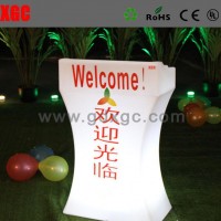 2016新品酒店LED发光演讲台 滚塑LED发光创意接待台 发光家具