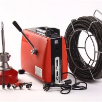 下水道疏通机生产家用电动疏通机京通100AA型管道疏通机厨房下水道