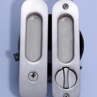 RAFES/来福时RS160C 北京移门锁 折叠门卫生间门锁滑动门锁暗装隐形推拉门把手 钩锁