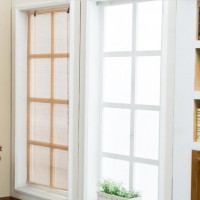 厂家定制阳台遮阳遮光竹卷帘窗帘 茶室餐厅原色竹制门帘