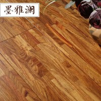墨雅澜 亚花梨2.0指接大尺寸 实木复合地板15mm多层地热