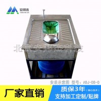 四川省成都移动厕所专用免冲水蹲便器 无水打包蹲便器