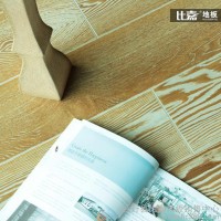 比嘉多层实木复合地板浅色地热地暖木地板栎木15mm厚直销