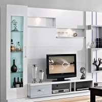 简约现代组合电视柜 客厅电视背景墙 影视墙背景柜 影视柜 视