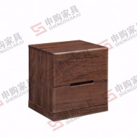 申购家具TB33床头柜实木床边柜|黑胡桃纯实木床边柜|实木环保家具厂家