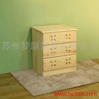 供应梦庭三斗柜，四斗柜，五斗柜松木斗柜