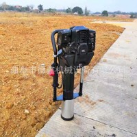 低价批发两冲程汽油动力打桩机 钢筋钢管打桩机 果园支架打桩机