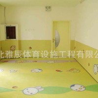 专业橡胶地板幼儿园橡胶地垫家用PVC地板耐磨卡通儿童地板