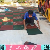大浦厂家直销健身房重量区塑胶地垫 防震加厚塑胶地板 室外室内通用地胶垫 防滑防摔耐磨，抗压强 防滑防摔耐磨抗压强