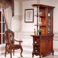 厂家直销 法式间厅柜双面 欧式雕花玄关柜屏风门厅柜 酒柜