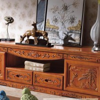 全实木家具香樟木电视柜 视听柜组合欧式奢华电视墙