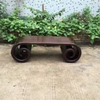 美家实木家具 客厅实木电视柜 客厅实木家具 实木卷几电视柜 老榆木边角柜 储物柜 住在家具定制