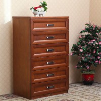 大连华丰中式简约现代抽屉柜卧室储物柜实木现货六斗柜 FHW3