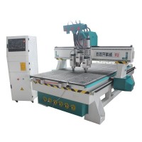 橱柜门数控设备数控开料机 三工序开料机  柜体柜门开槽打孔一体机